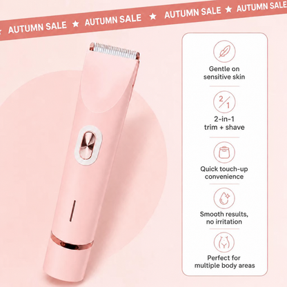 SilkyGlow - The Ultimate 2-in-1 Body Shaver (50% OFF)